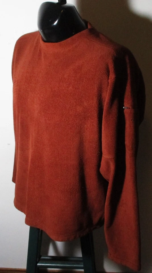 Sudadera HORNY TOAD Borgoña Polar Grande Para Hombre Talla M Foto 4 de 4