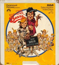 The Bad News Bears 1976 Vintage CED Videodisc TESTED WORKING