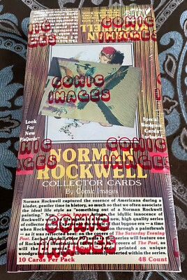 1993 Comic Image Norman Rockwell Collector Cards Series 1 - Factory Sealed Box