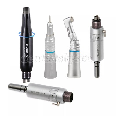 Slow Speed Handpiece Contra Angle Straight Air Motor / 4:1 Hygiene Prophy