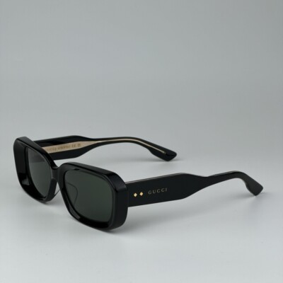 Gucci Men AUTHENTIC Sunglasses Black Grey Rectangle GG1531SK  display picture 2