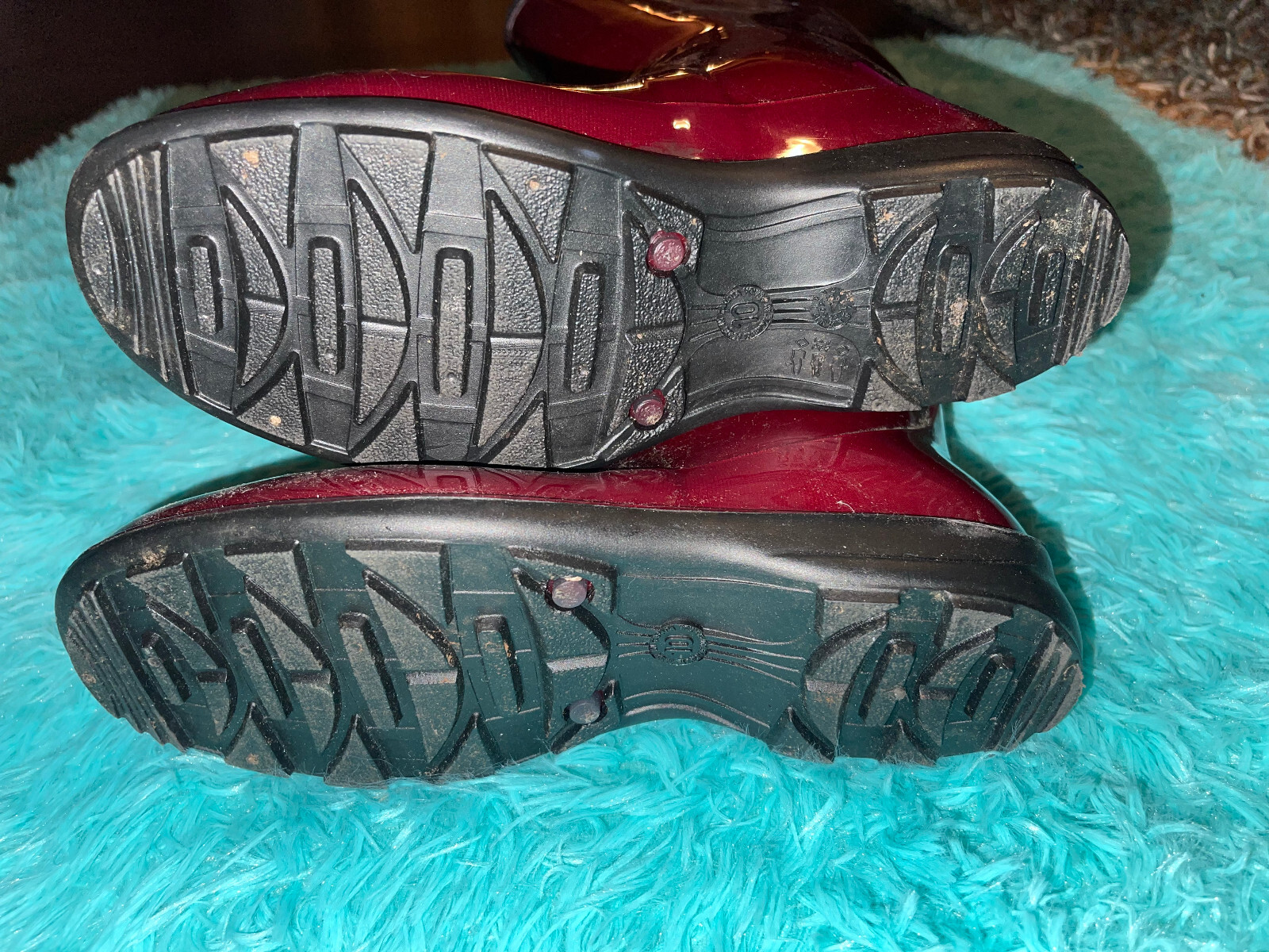 Kamik women’s the Heidi red waterproof rain boots siz… Gem