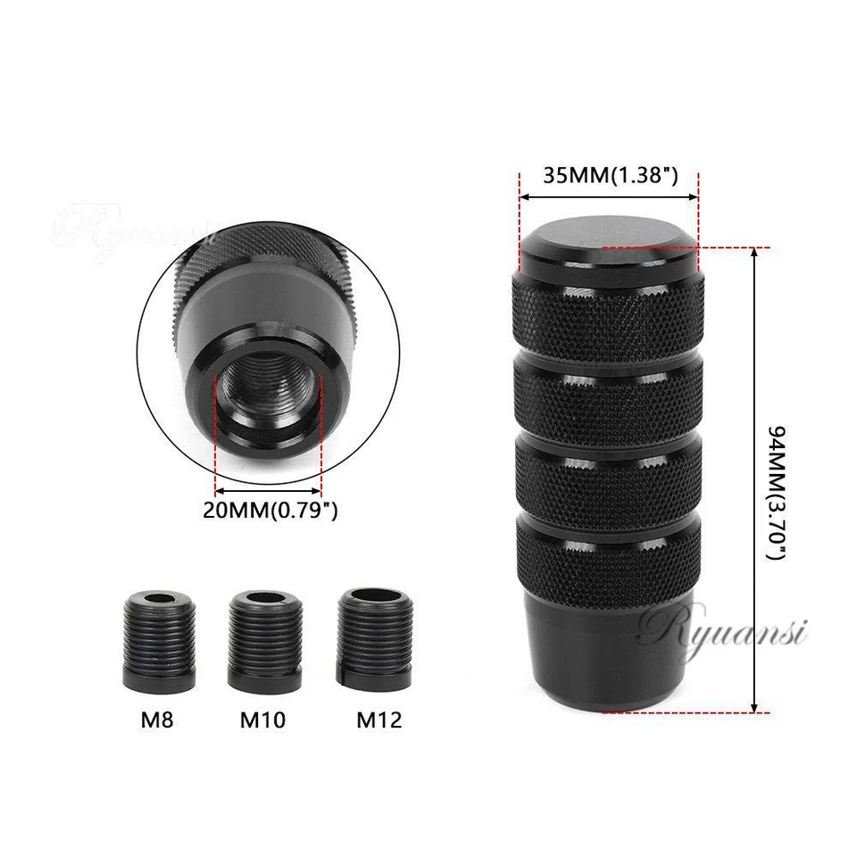 JDM Aluminum Car Gear Stick Shift Knob Manual MT Racing Shifter Lever Universal - Imagem 2 de 4
