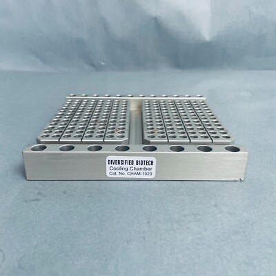 Diversified Biotech Double Cooling Chamber for 0.2 ml Tubes Aluminum Block