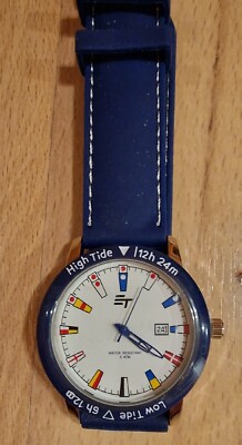 blaue ET Herrenuhr - Seven Seas - NEU