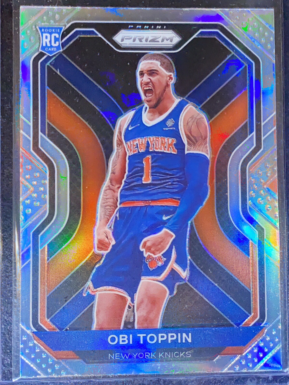 2020 - 2021 Panini Prizm - Silver Prizm No. 280 Obi Toppin RC