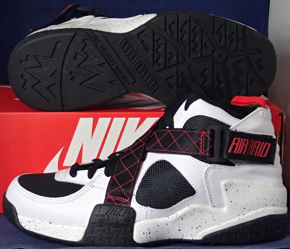 2021 Nike Air Raid White University Red Black SZ DD8559-100