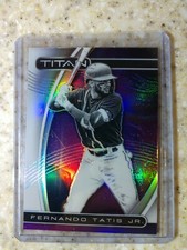 Fernando Tatis Jr. 2021 Panini Chronicles Titan Silver Prizm Padres #12 Holo