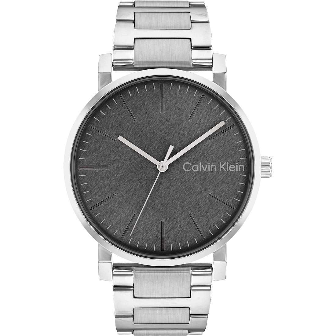 Mens Wristwatch CK CALVIN KLEIN TIMELESS 25200256 Stainless Steel Gray
