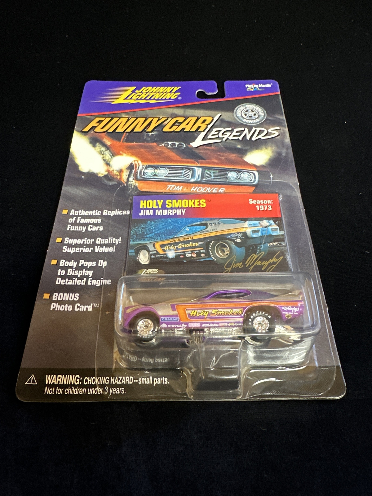 Holy Smokes 1999 Johnny Lightning Funny Car Legends Jim Murphy - Picture 2 of 3