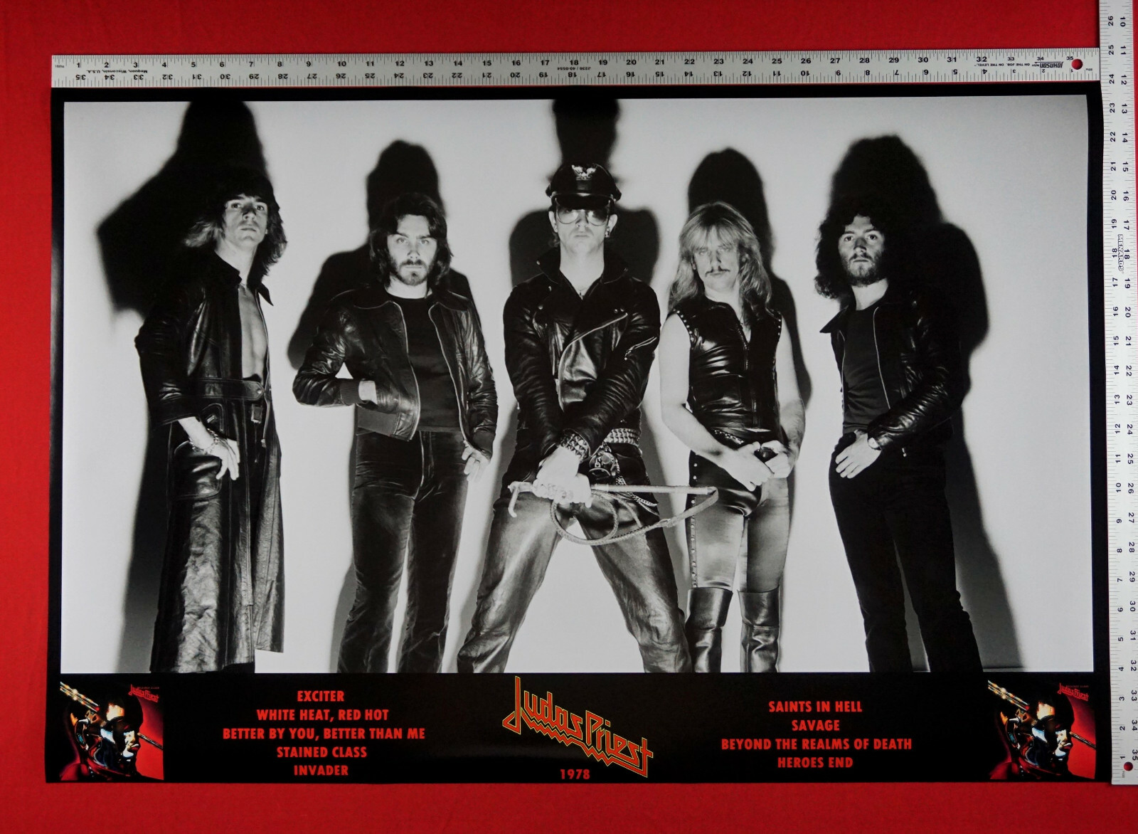 Judas Priest 1978 Stained Class Exciter Savage Heroes Promo Poster 24X36 JP78 eBay