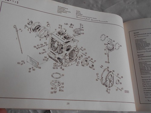 Catálogo de piezas Deutz F2L 912 F2L 912W 297 1827 GF 0150-99 1977 - Imagen 3 de 5