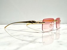 Bonano Big C VVS MOISSANITE Red Sunglasses - Iced Buffs Glasses