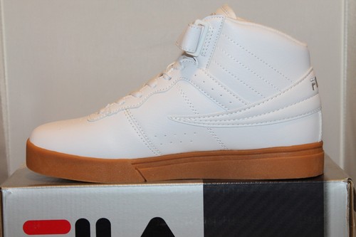 Mens Fila Vulc 13 Mid Plus Suede Leather Mid High Top Casual Athletic Shoes F13 - Picture 10 of 117