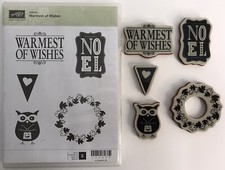 Stampin' Up WARMEST OF WISHES Stamp Set 122672 5 Stamps