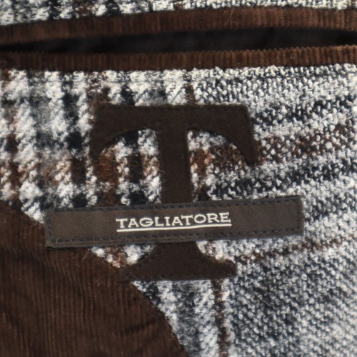 TAGLIATORE made in Italy giacca sartoriale modello check 46 grigio blazer uomo - Foto 10 di 12