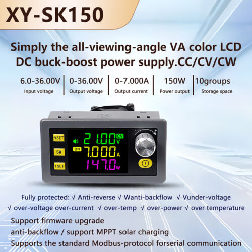 SK150/SK150X CNC Buck-Boost DC Adjustable Voltage Regulator Power Supply Module - Picture 3 of 22