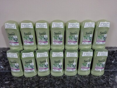 14 Suave ROSEMARY + MINT Scent No Aluminum Women's Deodorant Deodorants 1.2 oz.