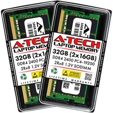 32GB 2x16GB DDR4-2400 Acer A517-51-82HA AN515-43-xxx AN515-52-xxx Memory RAM