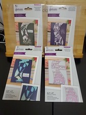 Crafters Companion Gemini Create a Card  Centerpiece Dies Lot Of 4