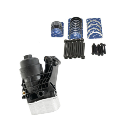 Bearing shell set with screws + oil filter block for VW 2.0 TDI CXF CRL Kolbenschmidt
