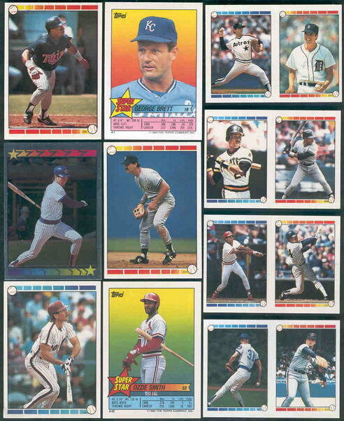Andre Dawson #54/17 Dave Henderson 1989 Topps sticker