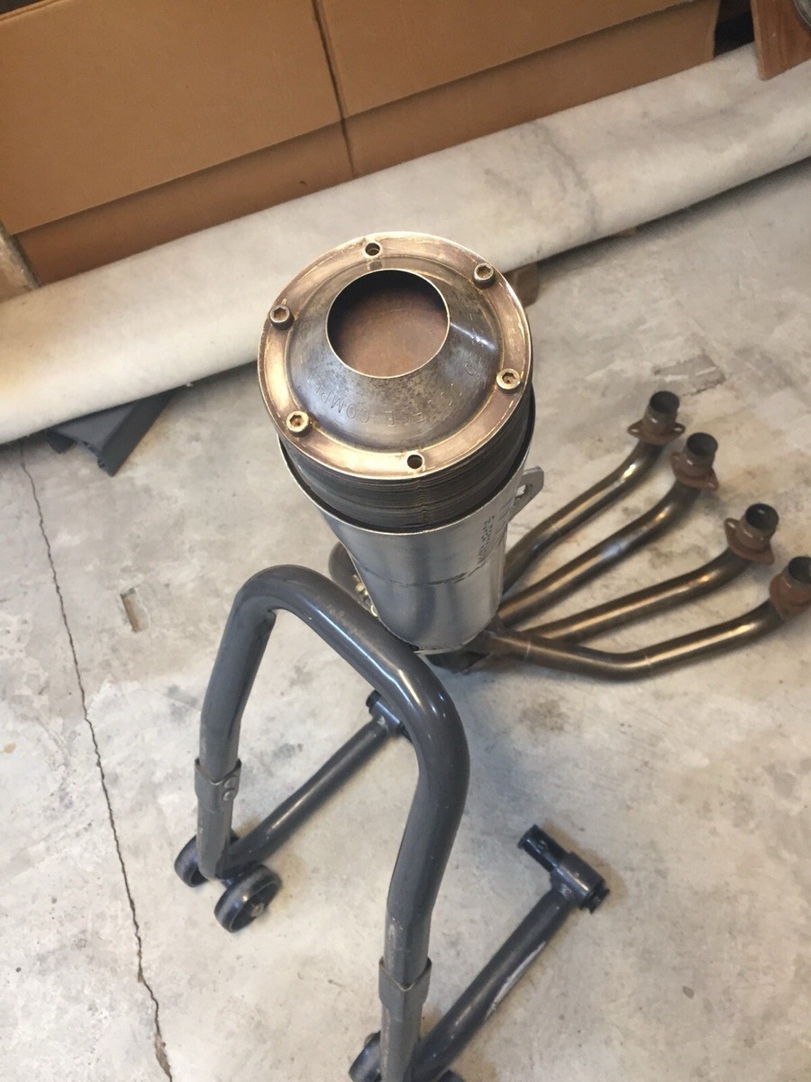 Vintage Kawasaki KZ 750 Stainless Steel Supertrapp Exhaust