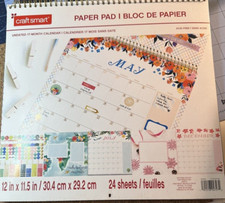 Fun DIY Craft 18 month calendar - undated so you pick the year. Fun for all ages