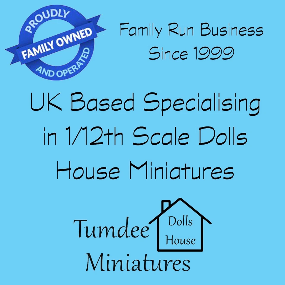 Dolls House Miniature Resin Black Fire Place Tumdee 1:12 Scale Accessory 630 - Image 4 of 4