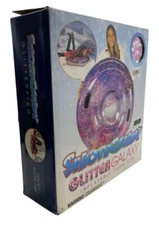 SnowCandy Pink Jumbo 48 inch Glitter Galaxy Inflatable Snow Tube