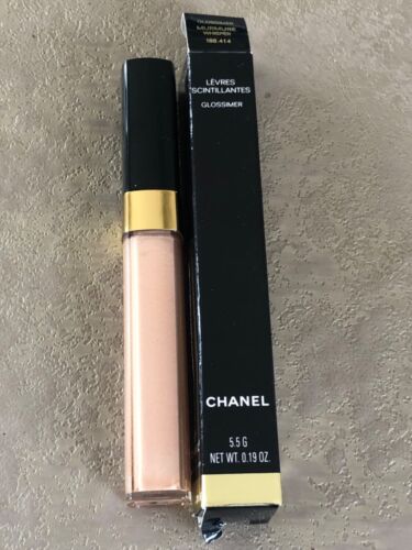 CHANEL Levres Scintillantes Glossimer Lip Gloss MURMURE WHISPER BNIB FREE US S/H