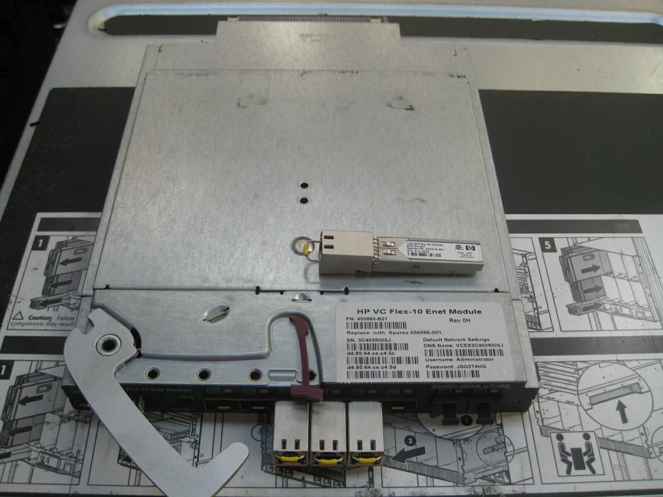 HP BladeSystem c7000 Enclosure +2x 455880-B21 +2x 466484-001 +2x 459526-001 &MOR - Image 3 of 4