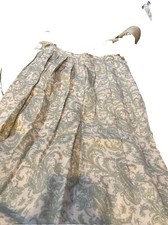 Vtg David Brooks Skirt 2 Piece Set Pink Paisley 90s Short Sleeve Modest Size 10