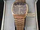 Vintage Seiko SQ quartz 7123 in box, Gold tone, Day/Date, 2j, Keeps time