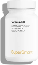 Supersmart Vitamin D3 1000IU (25Mcg) per Day (Highly Bioavailable) Optimal Disso