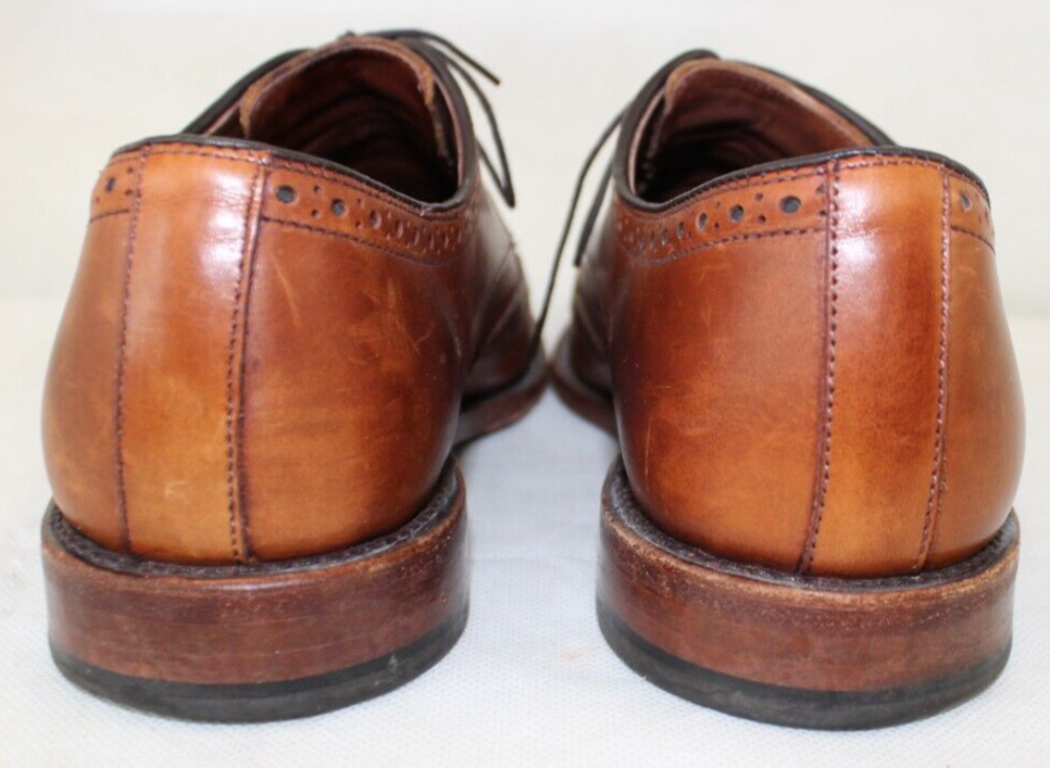 Allen Edmonds Men\'s 10 D Bel Air Brown Wingtip Blucher Leather Dress Shoes 4990 Allen Edmonds Mens 10 D Bel Air Brown Wingtip Blucher  main image 3