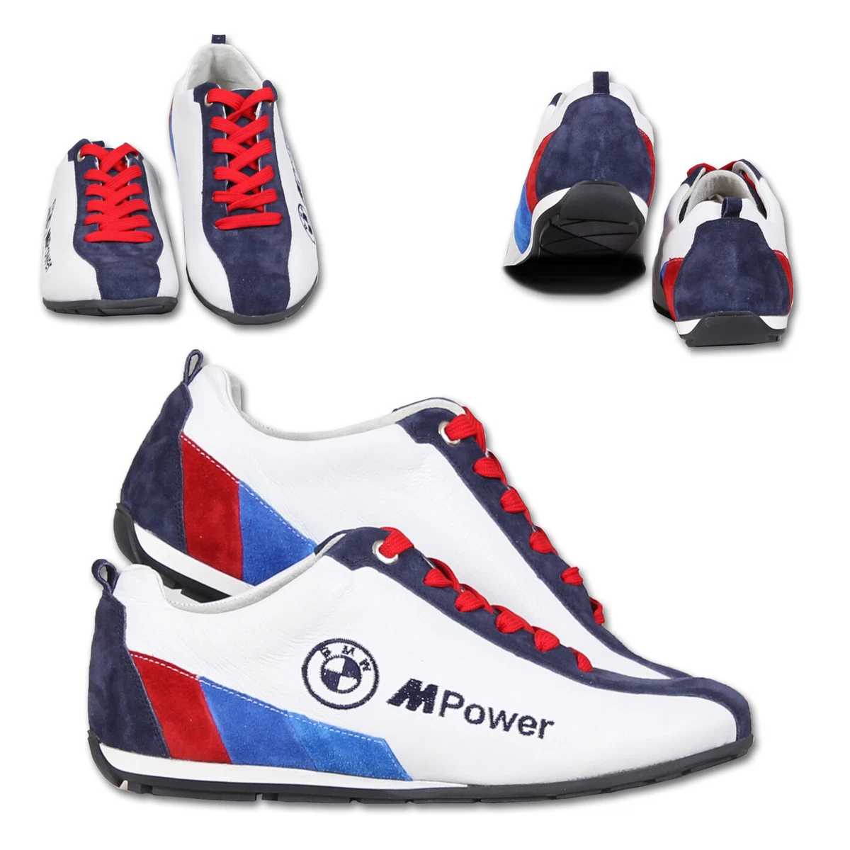 New Mans Sneakers BMW M power Shoes high quality embroidered logos