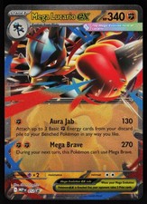 Mega Lucario ex 012 ME: Mega Evolution Promo Holo Promo NM/M Pokemon Graphics