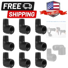 Drip Irrigation Adapter 1/2-inch 90-Degree Elbow NPT Pipe Fitting 1/2 Female ...
