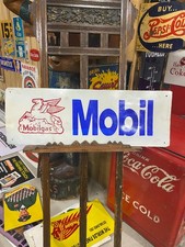 MOBIL Pegasus Painted Metal Sign 32" x 11" GAS OIL