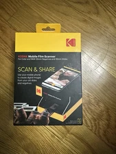 Kodak Mobile Film Scanner - Scan & Share Color & B&W 35mm Negatives & Slides New
