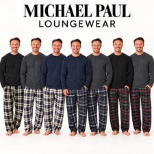 Michael Paul Mens Lightweight poly/cotton Pyjama Sets