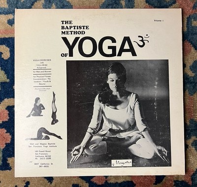 THE BAPTISTE METHOD OF YOGA LP RARE PRIVATE EOXTICA YOGA EXERCISES
