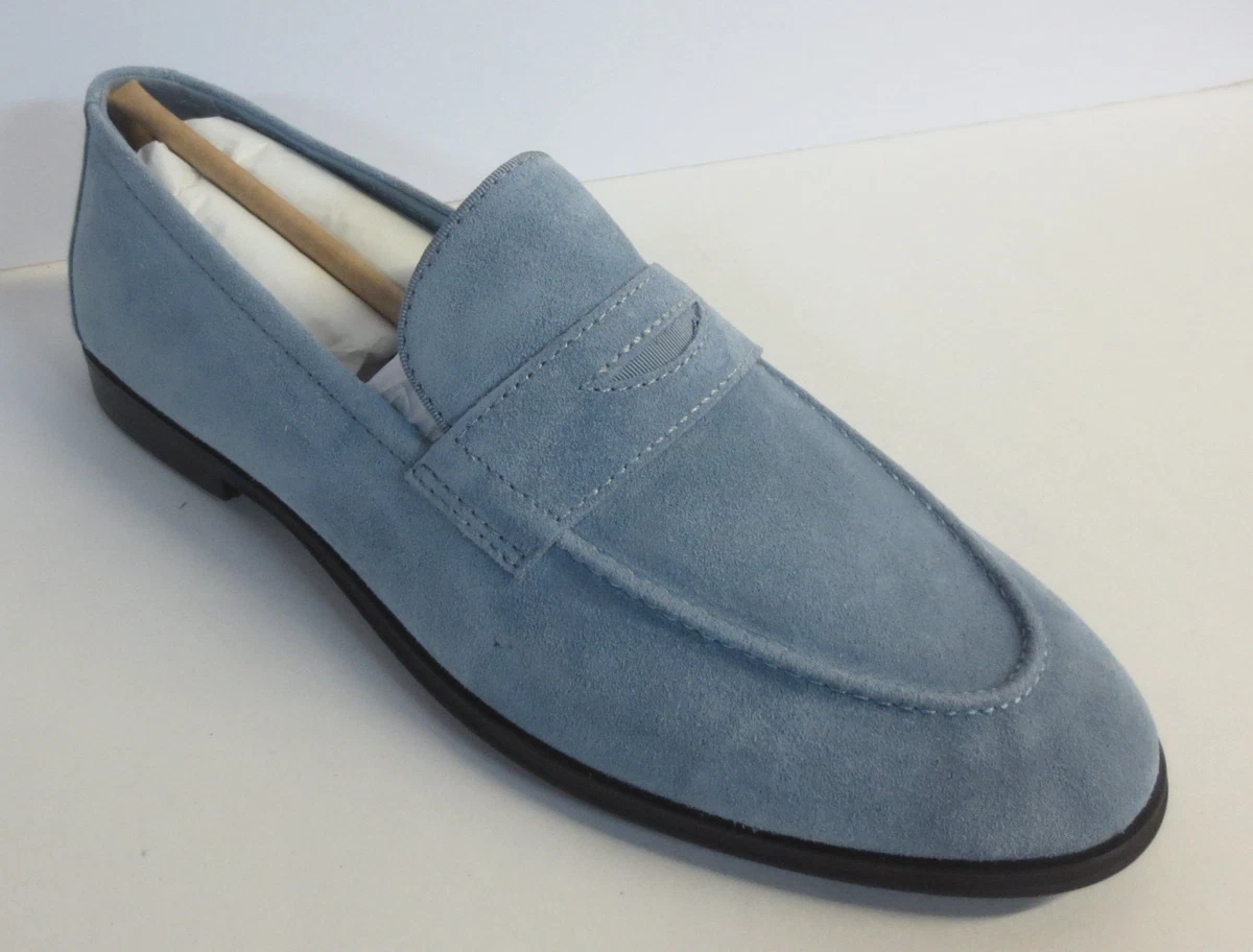 Mens Aldo Suede Navy Driving Moccasin Worn 1x Pristine Loafers Mens 8 Womens 9.5 Aldo Suede Blue Casual Shoes for Men for sale | eBay main image 3