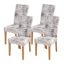 Chair Covers for Dining Chairs Set of 4,Stretch Dining Room Pack of 4 Beige