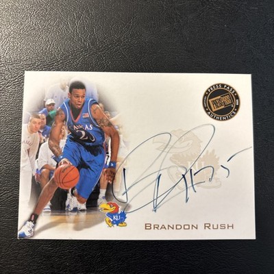 Brandon Rush 2008 Press Pass Basketball Rookie Auto PPS-BR Kansas Jayhawks