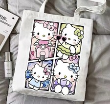 New Hello Kitty Sanrio Canvas Kids or Adult Tote Bag Satchel Handbag NWT kawaii