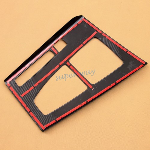 LHD Carbon Fiber Car Gear Shift Panel Cover Trims For Audi Q5 FY SQ5 2017-2020 - Picture 6 of 6