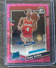 2023-24 Panini Donruss Optic - Rated Rookie Signatures Kobe Bufkin Pink /25