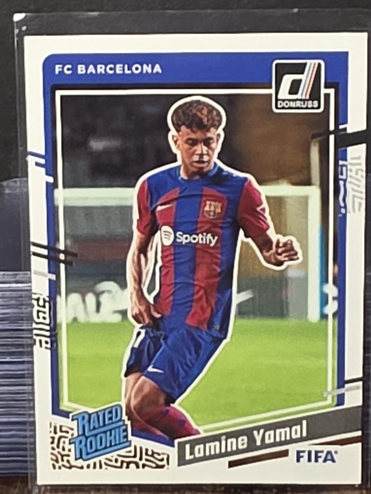 LAMINE YAMAL (RC) 2023-24 Donruss FIFA Rated Rookie Barcelona FC #177